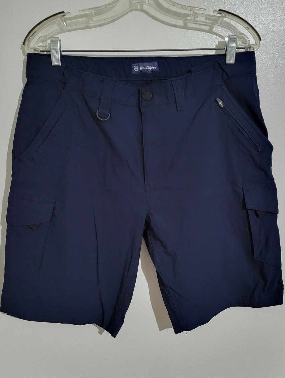 Wind River Navy Blue Cargo Shorts Size 34